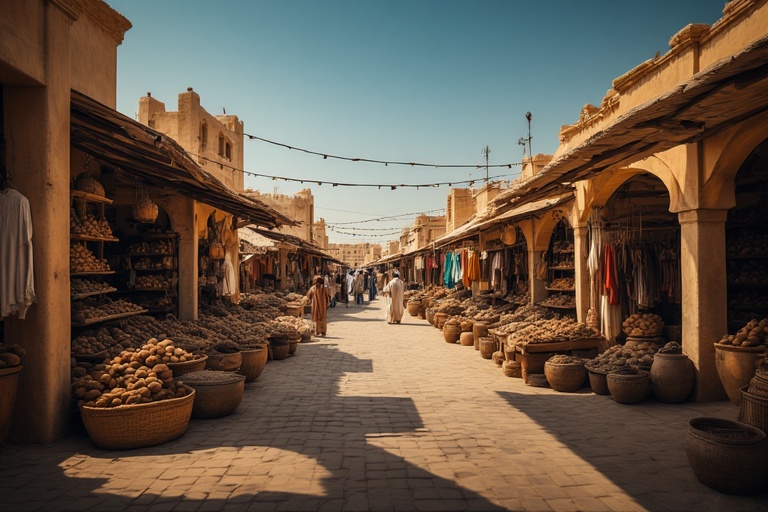 Abu Dhabi Heritage Village traditional marketplace and crafts